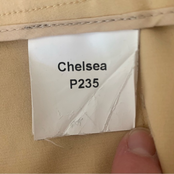 PIAZZA SEMPIONE Made in Italy Chelsea Stretch Cotton Dress Pants Yellow - Picture 15 of 15